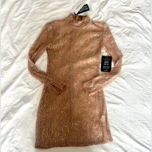 NWT RETROFETE SEQUIN KNITTED DRESS